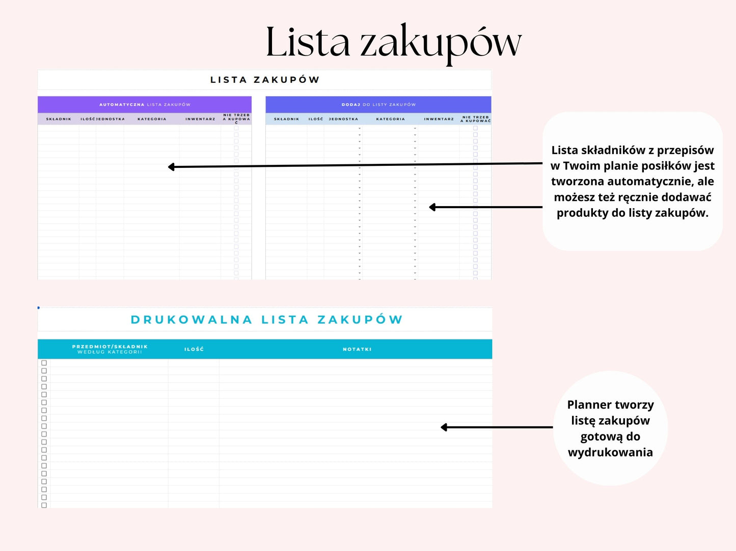 Planer posiłków 360