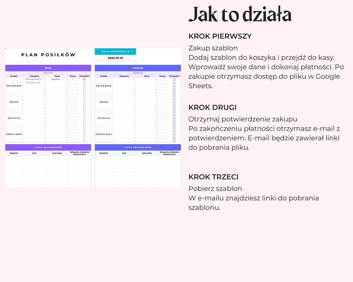 Planer posiłków 360