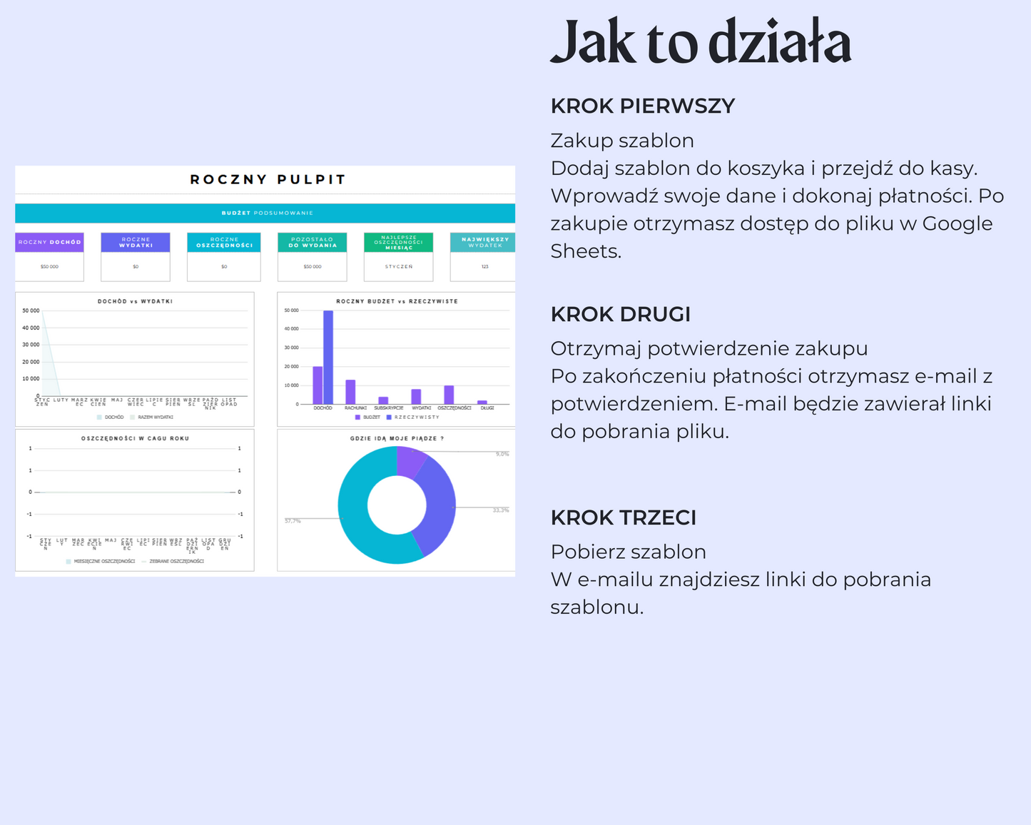 Planer Finansowy Premium dla Firm i Bardziej Wymagających + Darmowy Ebook o Budżetowaniu