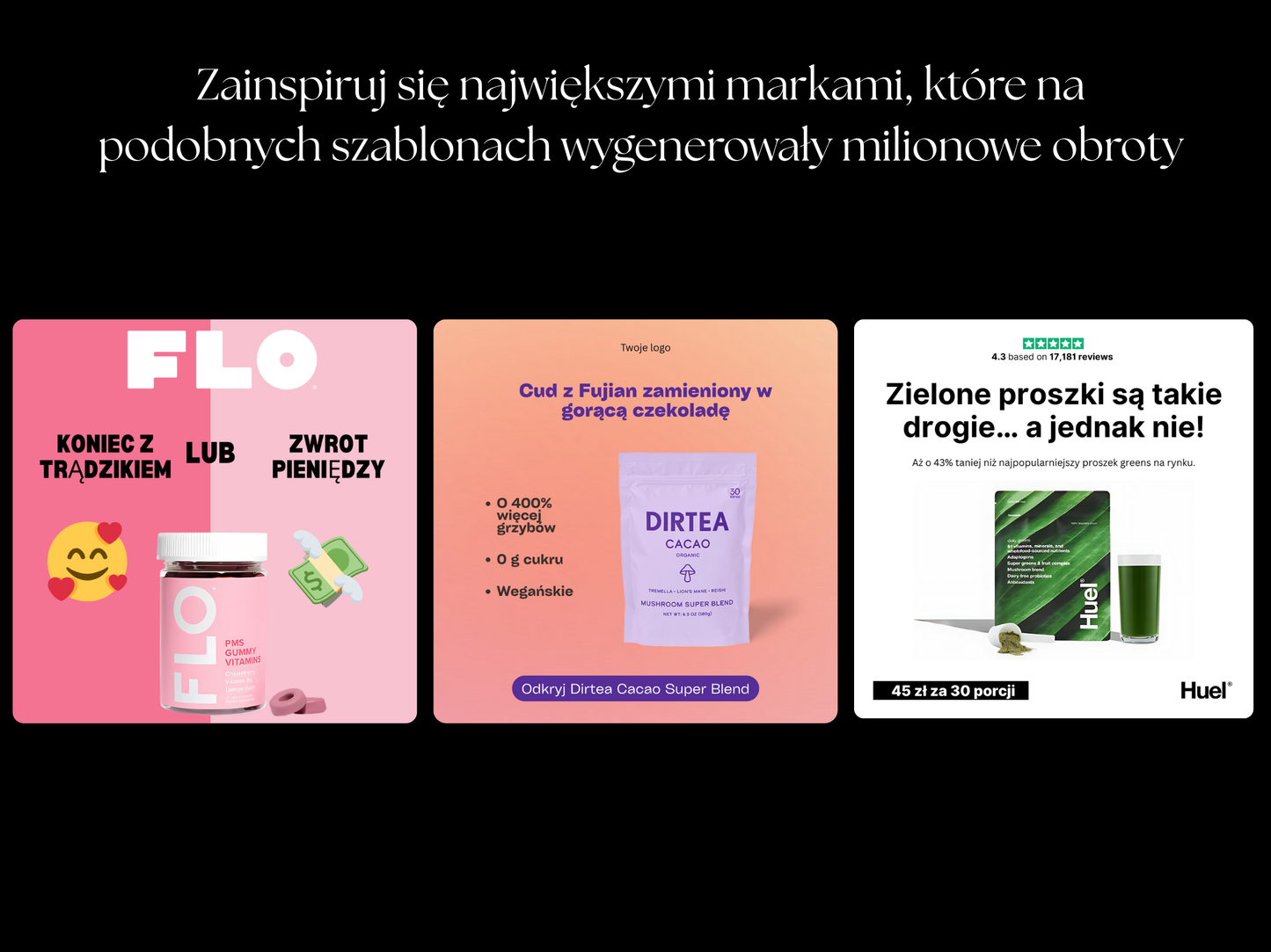 +100 Szablonów Reklamowych do Canvy – Pakiet Premium