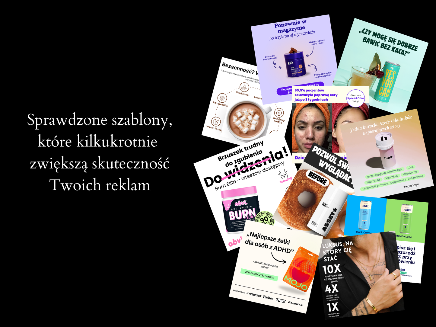+100 Szablonów Reklamowych do Canvy – Pakiet Premium