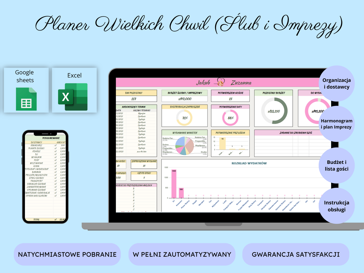 Planer Wielkich Chwil (Ślub i Imprezy)