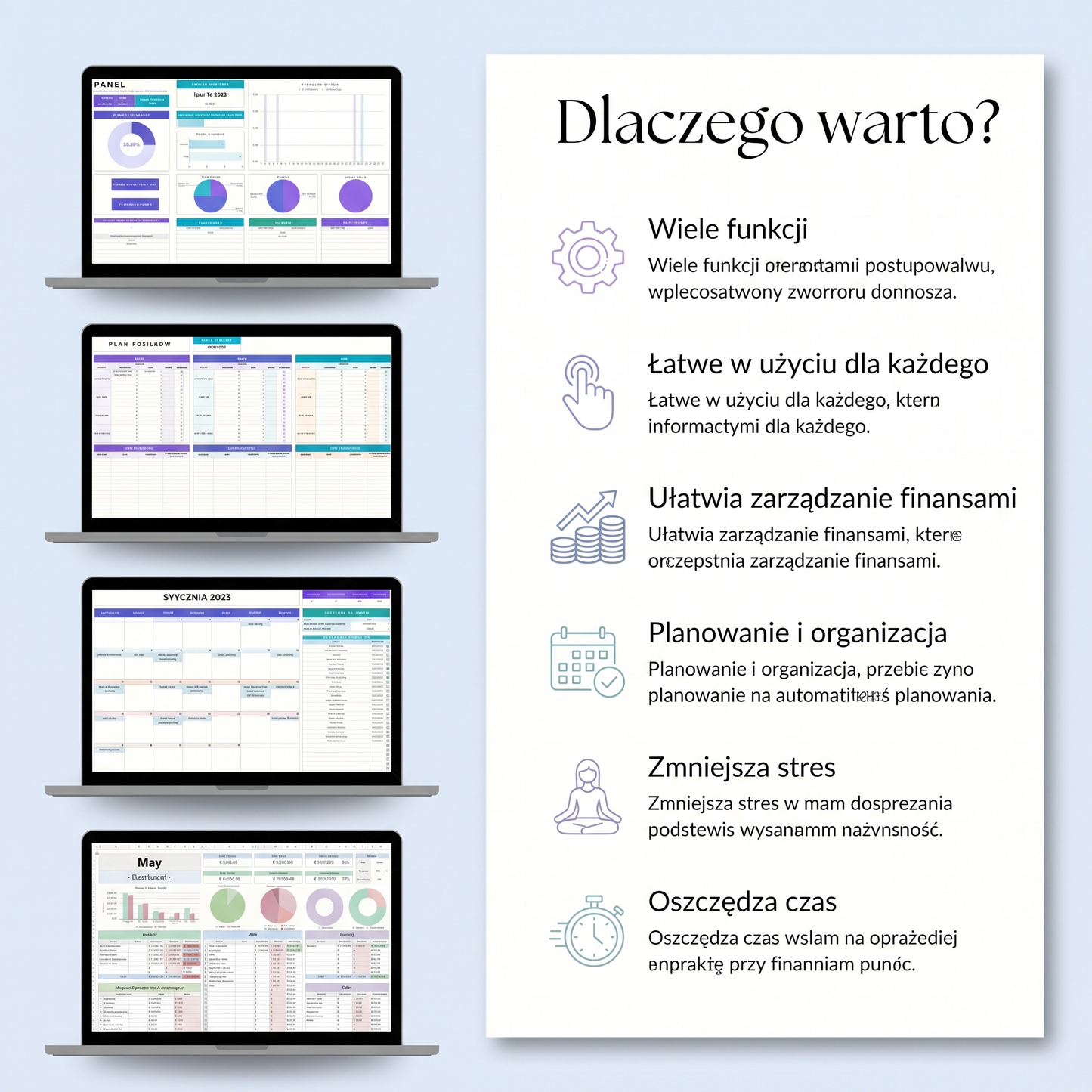 Planer Życia 360 - Zestaw Czterech Planerów